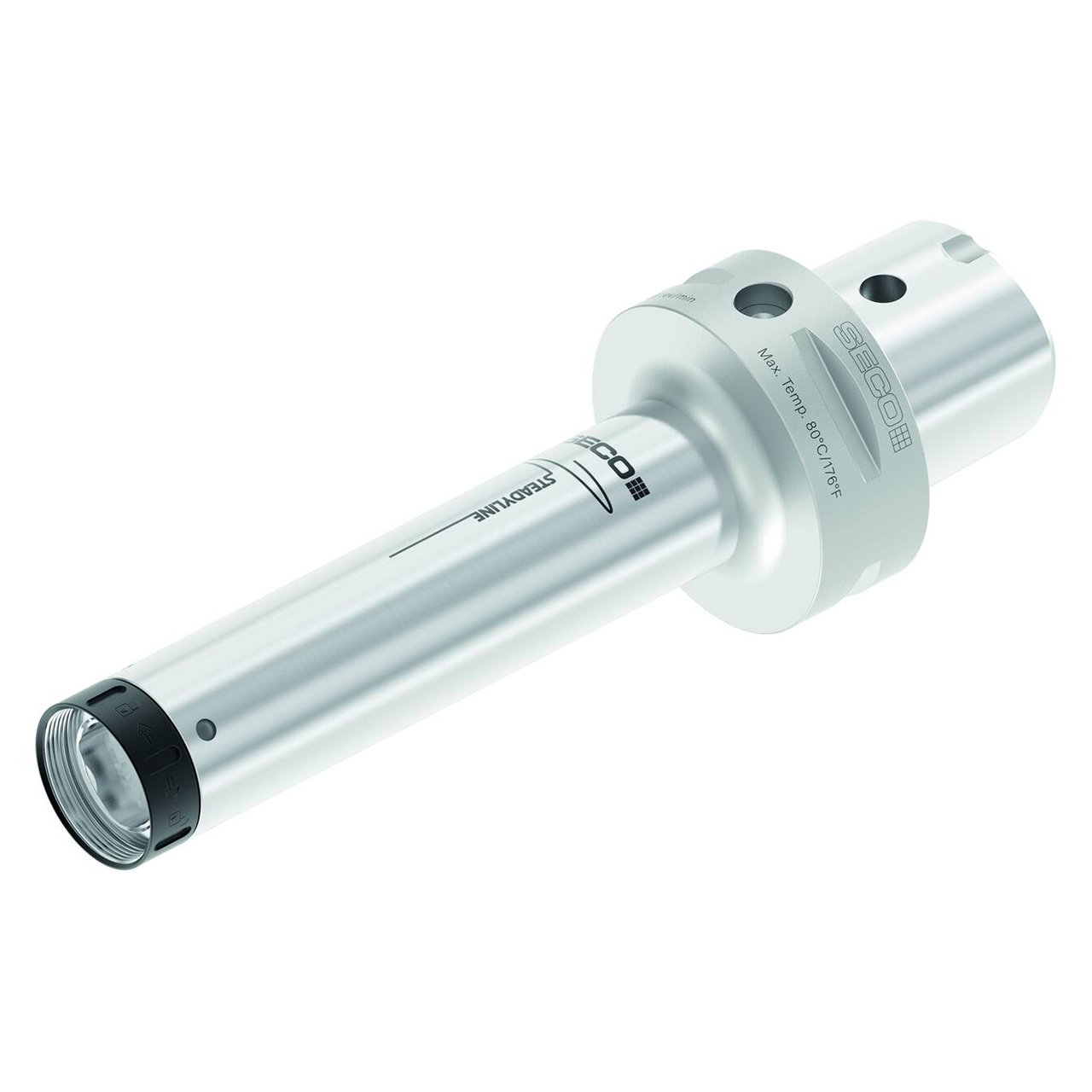 Seco Tools 03214278 | C6-D25-180-GL25 63.00mm Connection Diameter x 63.00mm Shank x 222.50mm OAL Collet Chuck Extension Adapter