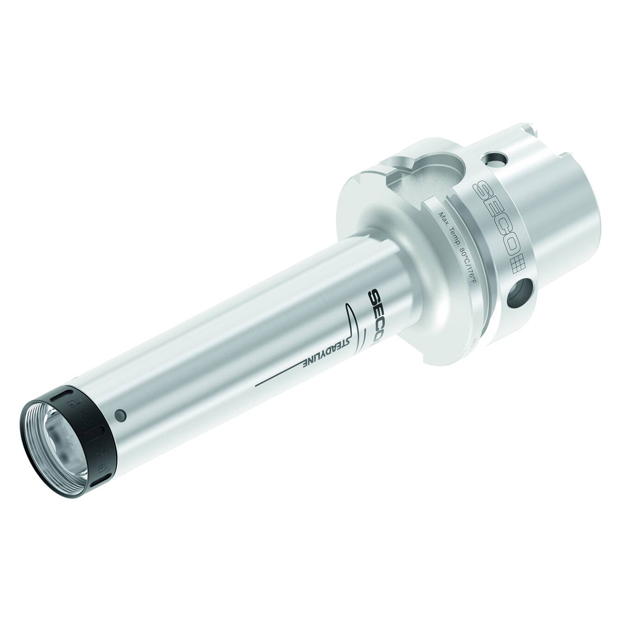 Seco Tools 03214283 | HSKTA63-GL25-130-K 63.00mm Connection Diameter x 63.00mm Shank x 166.50mm OAL Collet Chuck Extension Adapter