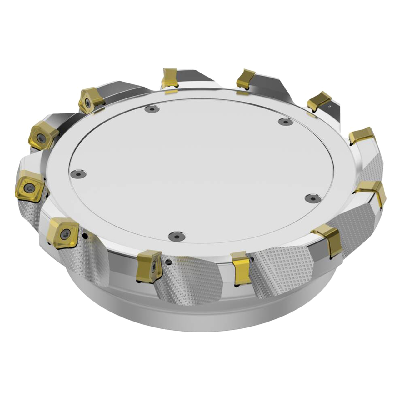 Seco Tools 03241915 | R220.56-808.00-14-12A 200.00mm Diameter x 8.00mm Depth of Cut x 63.00mm Functional Length -7 Degree Rake Radial Angle Double QuattroMill Face Mill