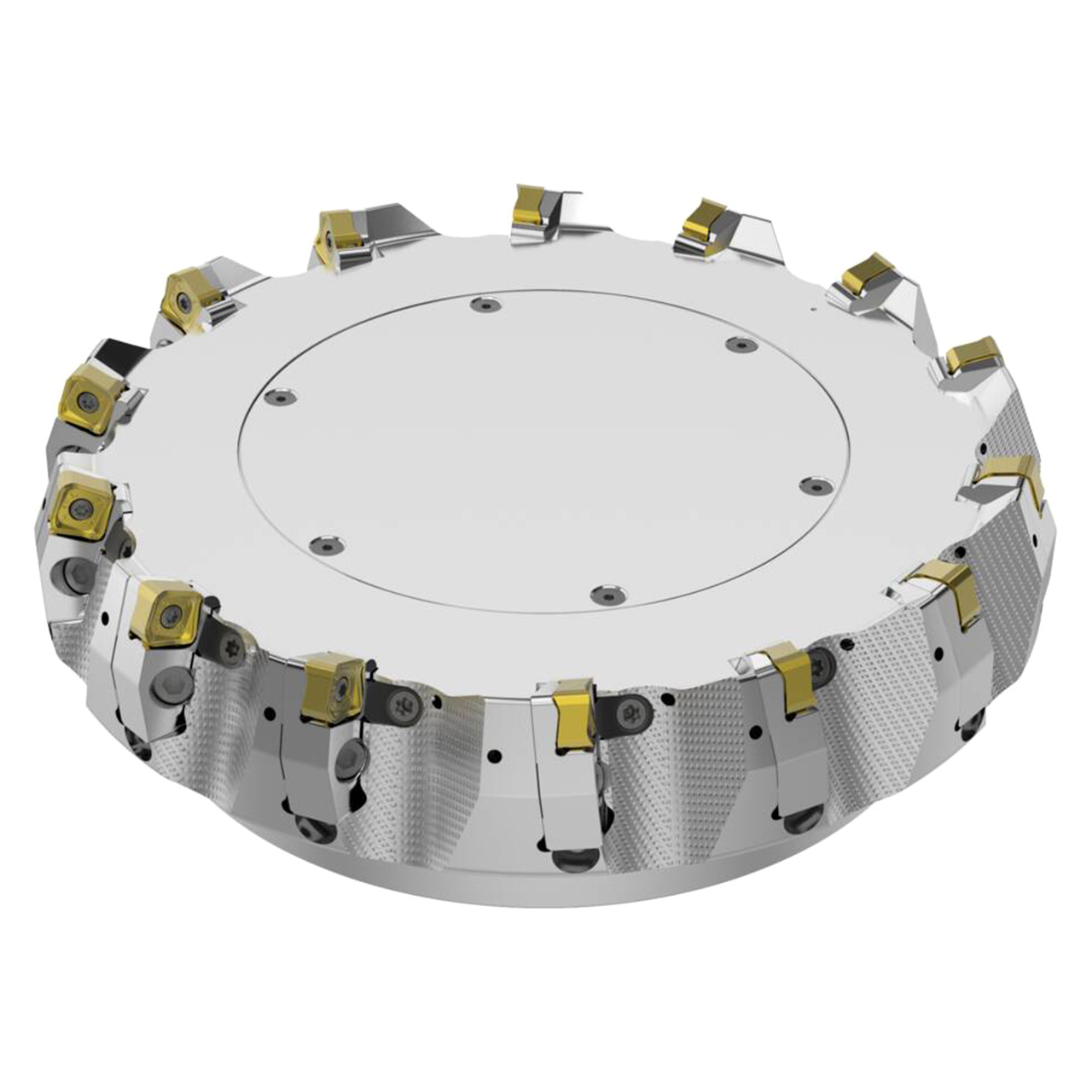 Seco Tools 03245964 | R220.56-810.00-14-14CA 250.00mm Diameter x 8.00mm Depth of Cut x 80.00mm Functional Length -7 Degree Rake Radial Angle Double QuattroMill Face Mill