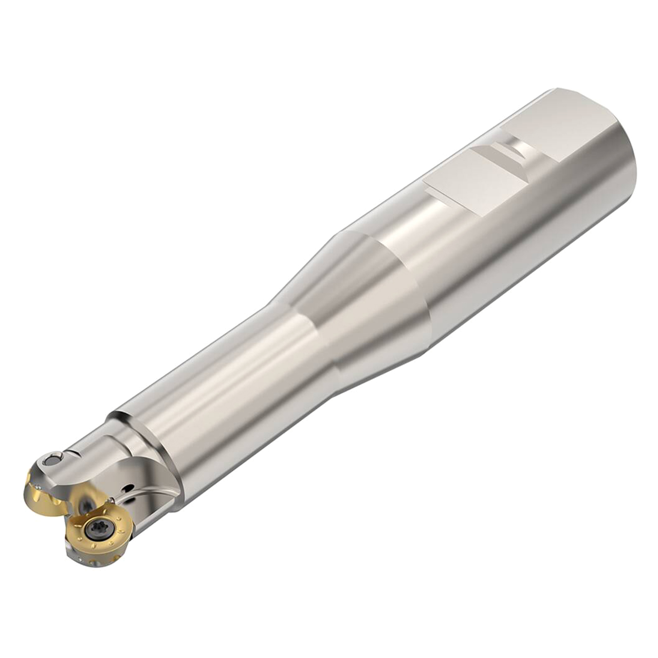 Seco Tools 03278800 | R217.29I-2520.3-05.2.070A 10.00mm Diameter x 25.00mm Shank x 125.50mm OAL Indexable Copy End Mill