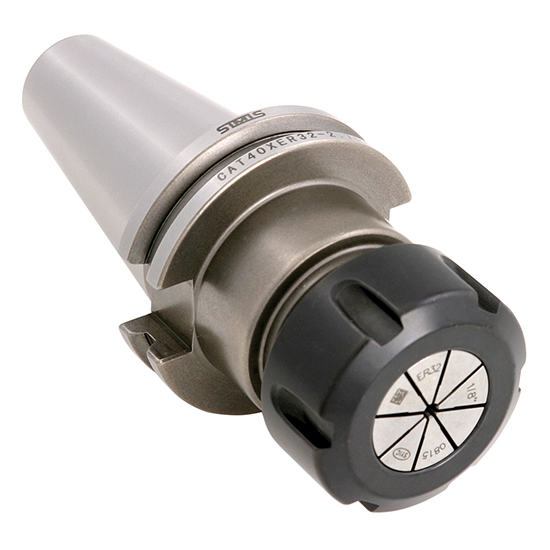 Techniks CAT40ER25-4 | CAT40 Taper x 2.500" Shank x 4" Length ER25 Collet Chuck