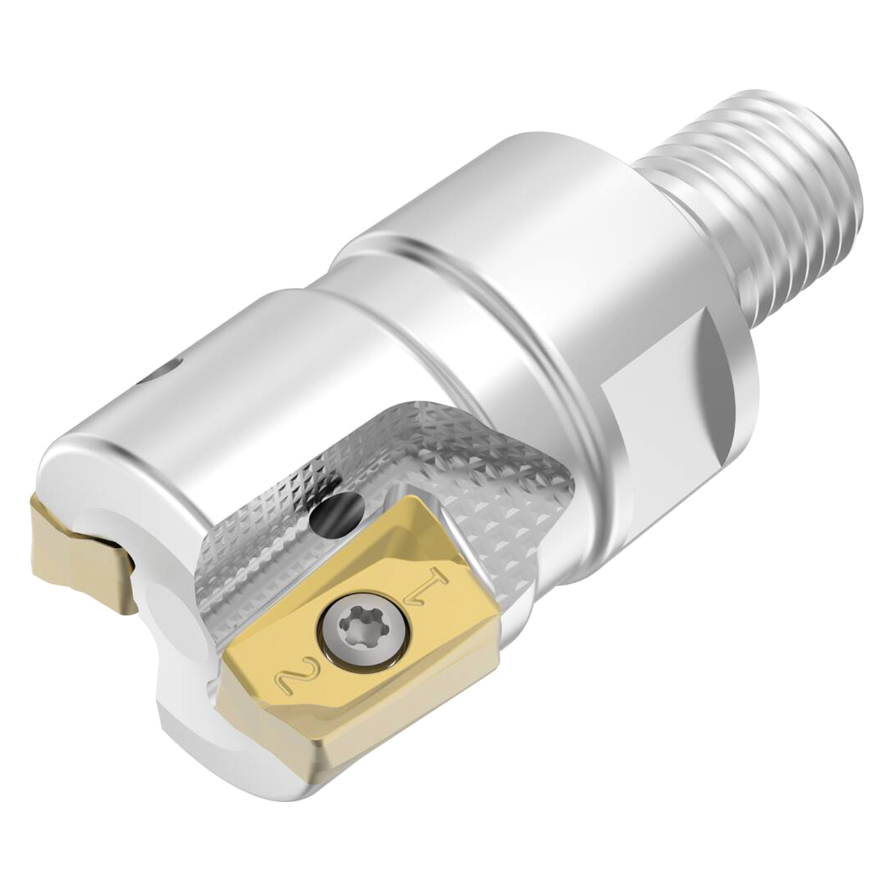 Seco Tools 03290232 | R217.64-1632.RE-ZO16-2A M16 Thread Size x 32.00mm Diameter x 15.00mm Maximum Cutting Depth x 45.00mm Functional Length x -3 Degree Rake Angle Indexable Copy End Mill