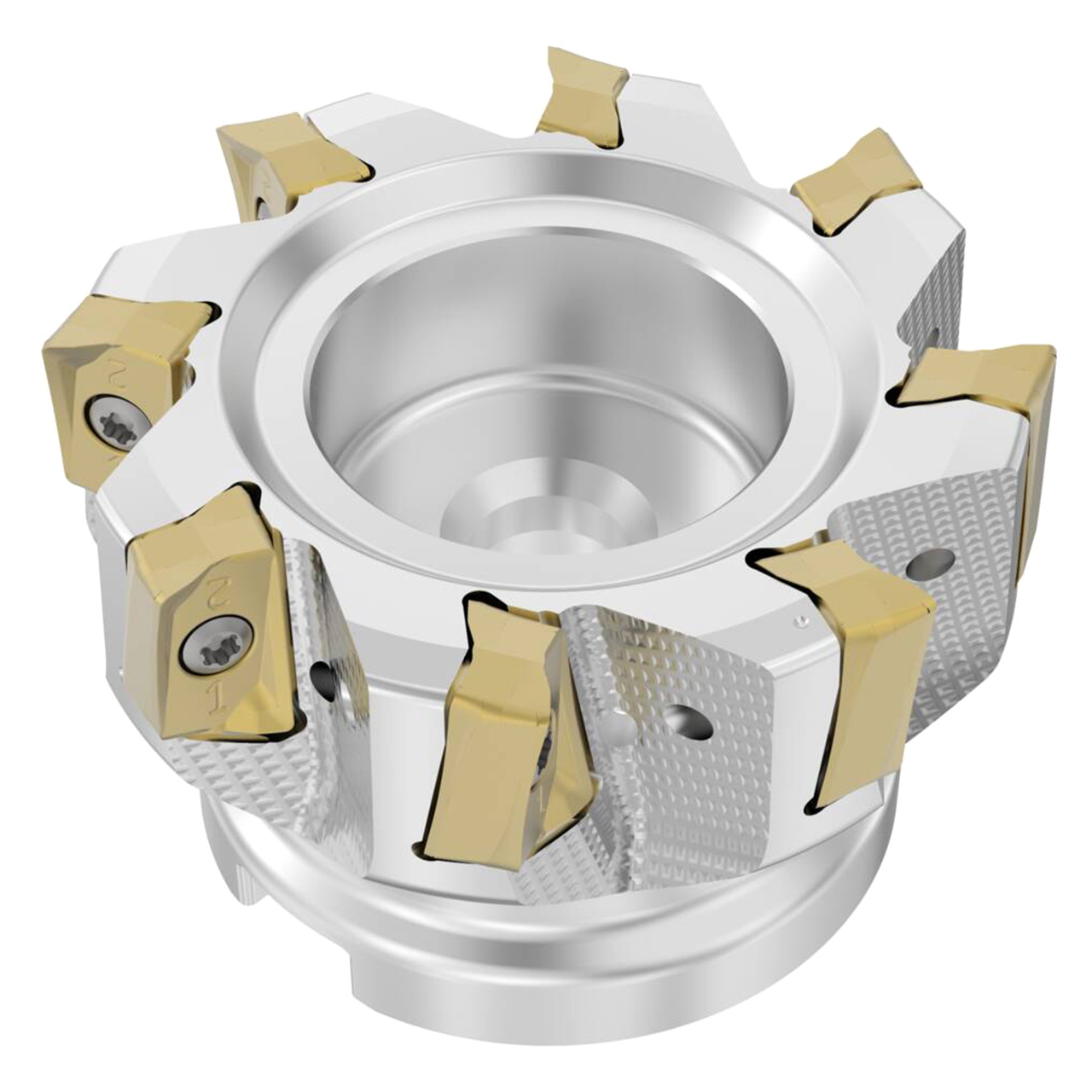 Seco Tools 03290255 | R220.64-03.00-ZO16-8A 76.20mm Diameter x 15.00mm Depth of Cut x 50.00mm Functional Length -19.7 Degree Rake Radial Angle Indexable Square-Shoulder Face Mill