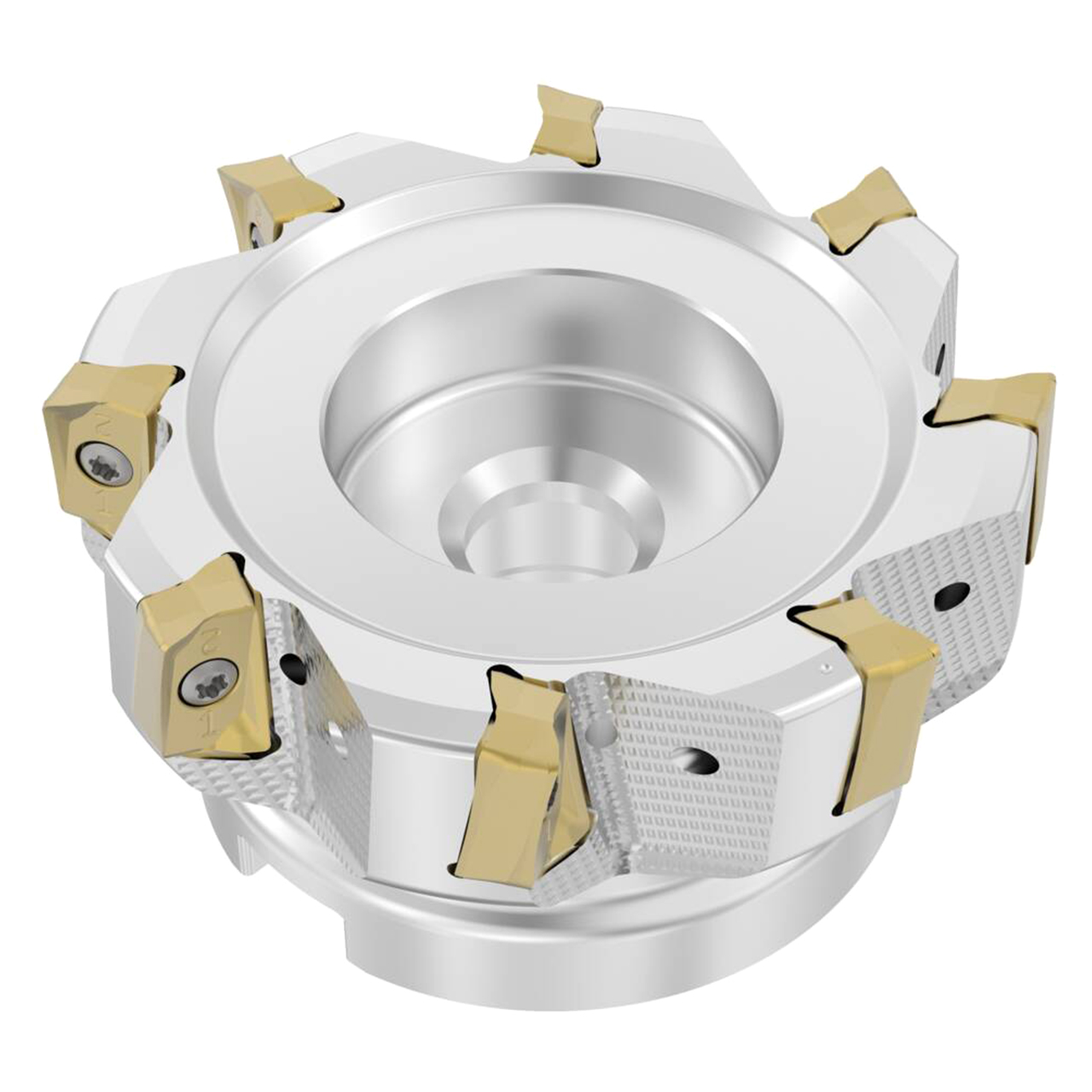 Seco Tools 03290256 | R220.64-04.00-ZO16-8A 101.60mm Diameter x 15.00mm Depth of Cut x 50.00mm Functional Length -19.45 Degree Rake Radial Angle Indexable Square-Shoulder Face Mill