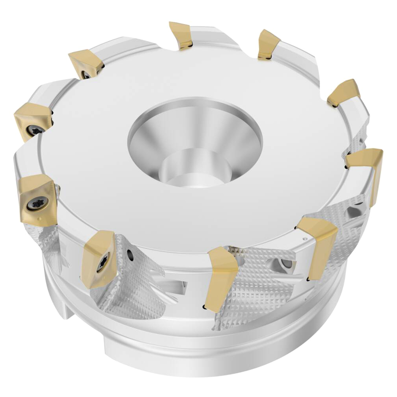 Seco Tools 03336150 | R220.69-04.00-XO16-10A 101.60mm Diameter x 15.00mm Depth of Cut x 50.00mm Functional Length -4.35 Degree Rake Radial Angle Indexable Square-Shoulder Face Mill