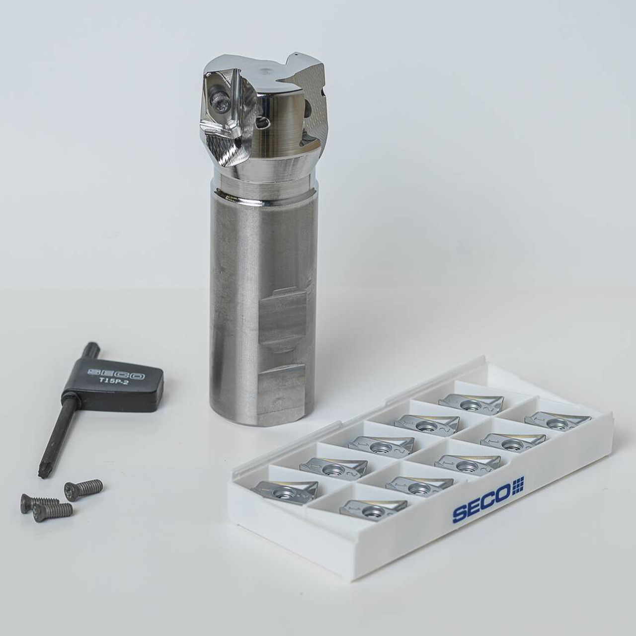 Seco Tools 10015595 | DBLETURBO_16_1.50P_KIT 1.500" Diameter Face Mill Insert Kit