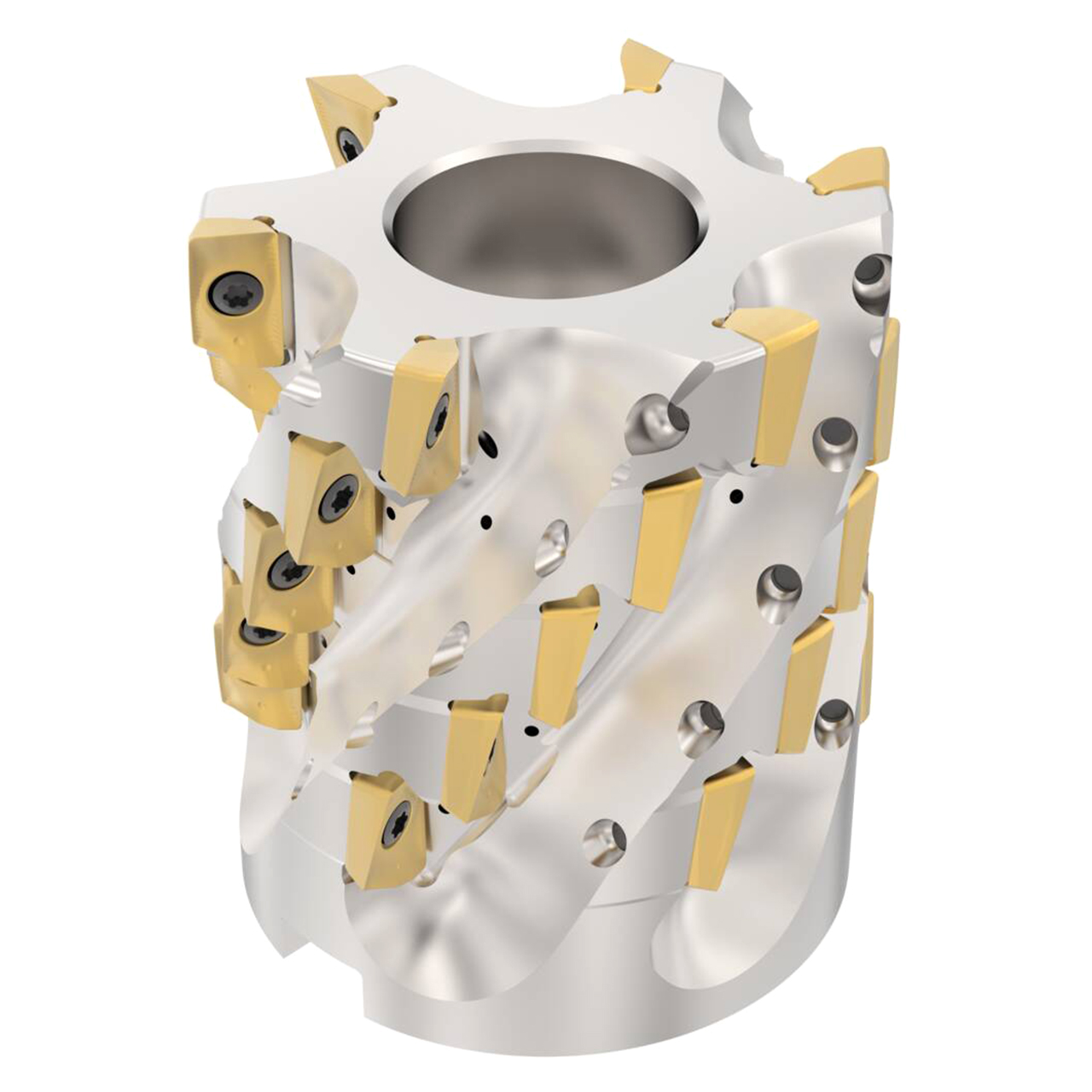 Seco Tools 10067013 | R220.69-0080-071-XO16.6A 80.00mm Diameter x 71.00mm Maximum Cutting Depth x 95.00mm Functional Length x 90 Degree Cutting Edge Angle 6 Flute Indexable Square-Shoulder End Mill