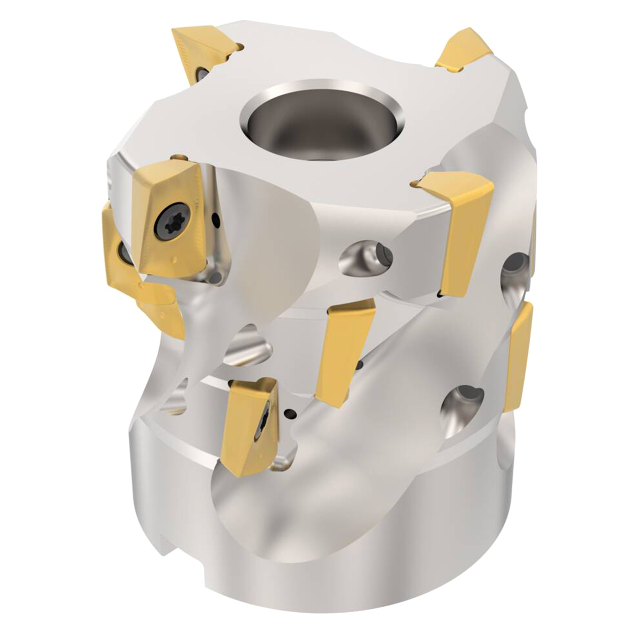 Seco Tools 10067019 | R220.69-02.50-1.69-XO16-4A 63.50mm Diameter x 43.00mm Maximum Cutting Depth x 69.85mm Functional Length x 90 Degree Cutting Edge Angle 4 Flute Indexable Square-Shoulder End Mill