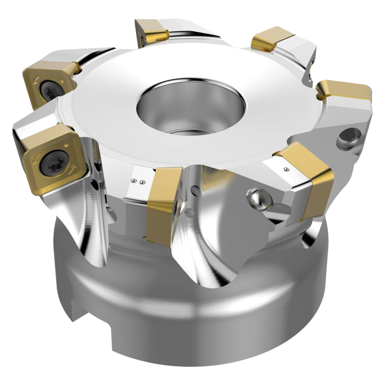 Seco Tools 10097574 | R220.21-02.50-SP10.7A 47.20mm Diameter x 1.10mm Depth of Cut x 38.10mm Functional Length -4 Degree Rake Radial Angle Indexable High-Feed End Mill