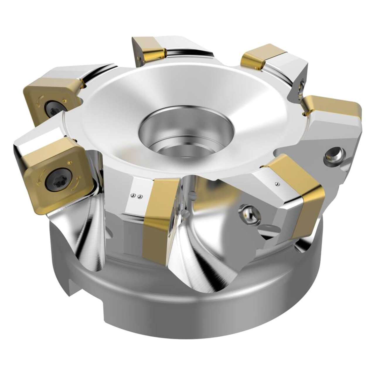 Seco Tools 10097588 | R220.21-04.00-SP18.7A 72.30mm Diameter x 2.50mm Depth of Cut x 50.80mm Functional Length -4 Degree Rake Radial Angle Indexable High-Feed End Mill