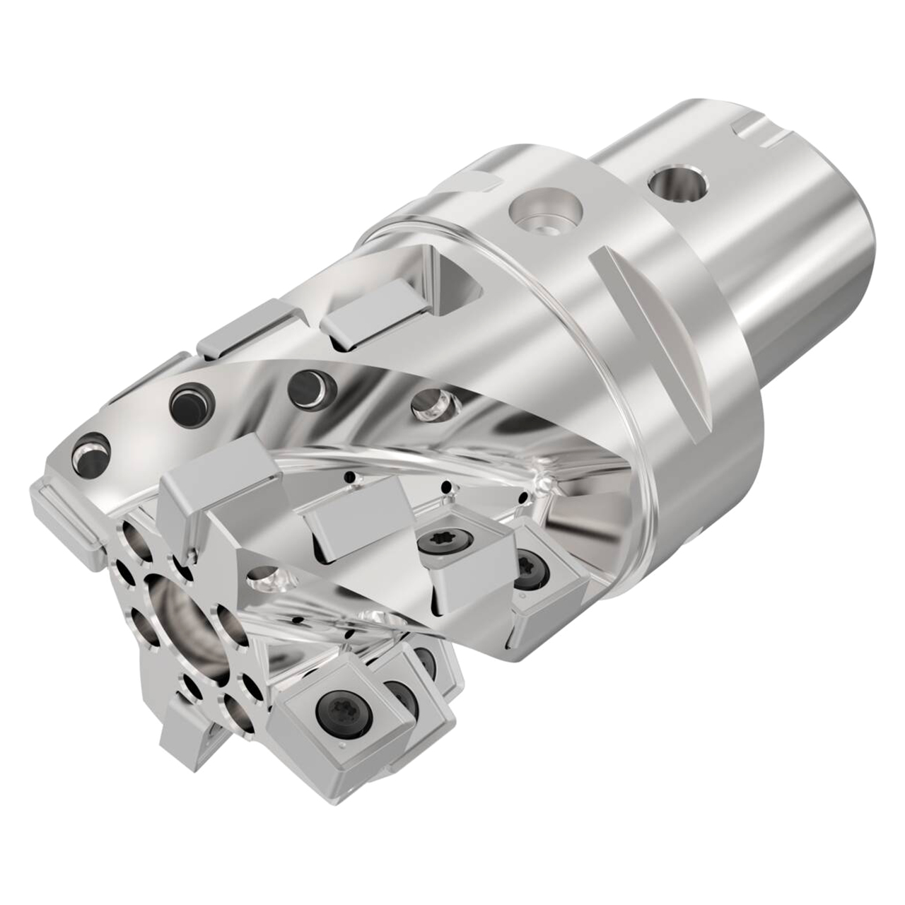 Seco Tools 10128161 | C6-R217.82-2.5-1.69-SN.4BA 63.50mm Diameter x 116.65mm OAL 4 Flute Indexable Square-Shoulder End Mill