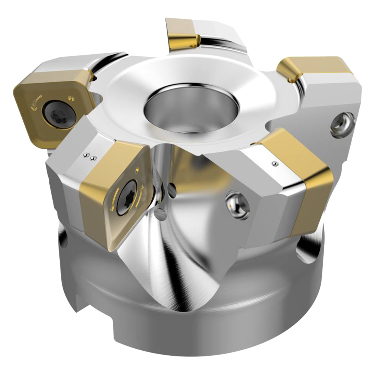 Seco Tools 10128670 | R220.21-03.00-SP18.5A 46.90mm Diameter x 2.50mm Depth of Cut x 50.80mm Functional Length -4 Degree Rake Radial Angle Indexable High-Feed End Mill