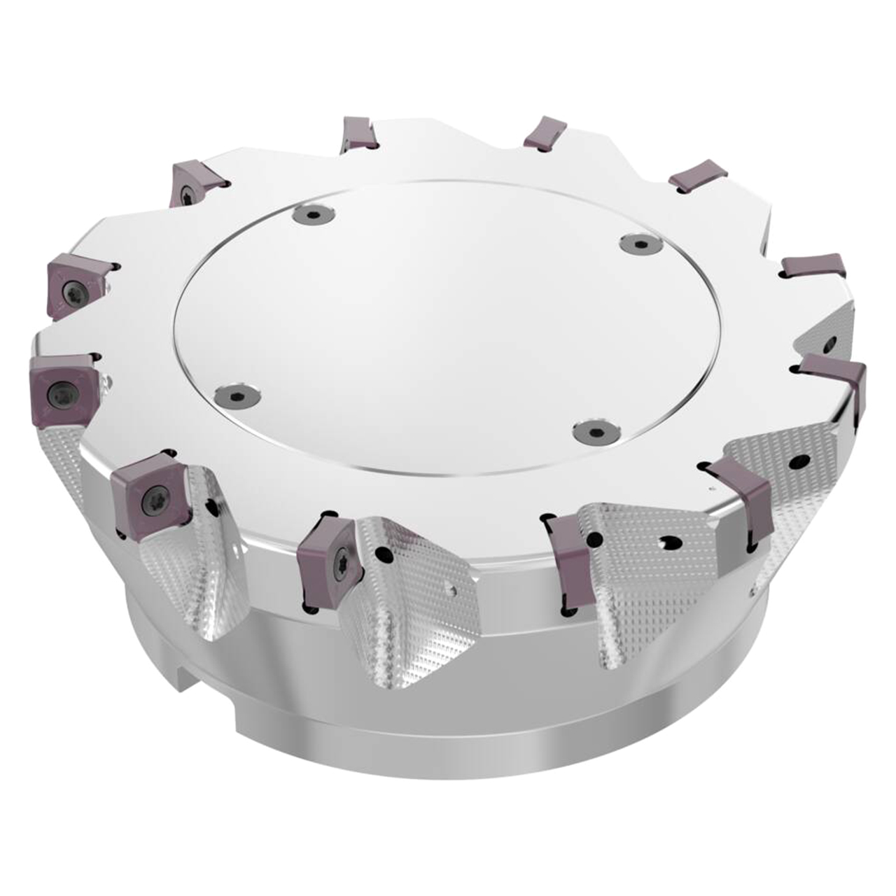 Seco Tools 10134785 | R220.88-8160-12-12SAP 160.00mm Diameter x 9.00mm Depth of Cut x 63.00mm Functional Length -8 Degree Rake Radial Angle Indexable Chamfer & Angle Face Mill