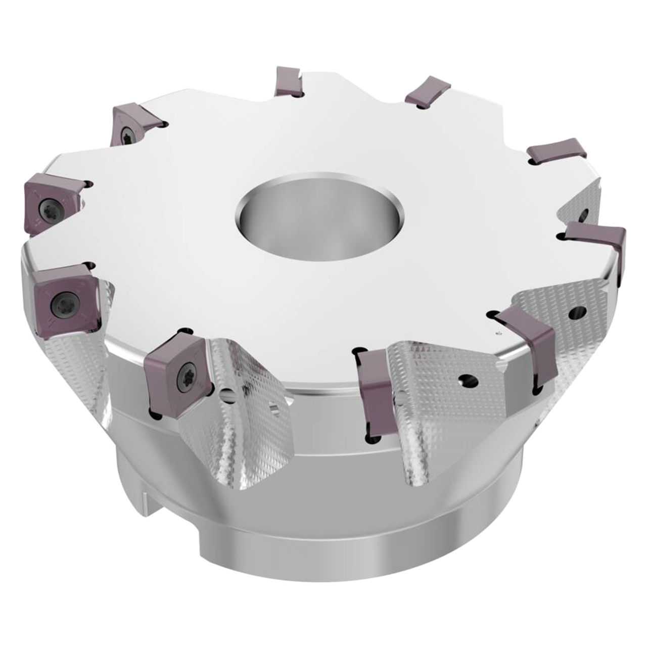 Seco Tools 10134796 | R220.88-05.00-12-10SAP 127.00mm Diameter x 9.00mm Depth of Cut x 63.00mm Functional Length -8 Degree Rake Radial Angle Indexable Chamfer & Angle Face Mill