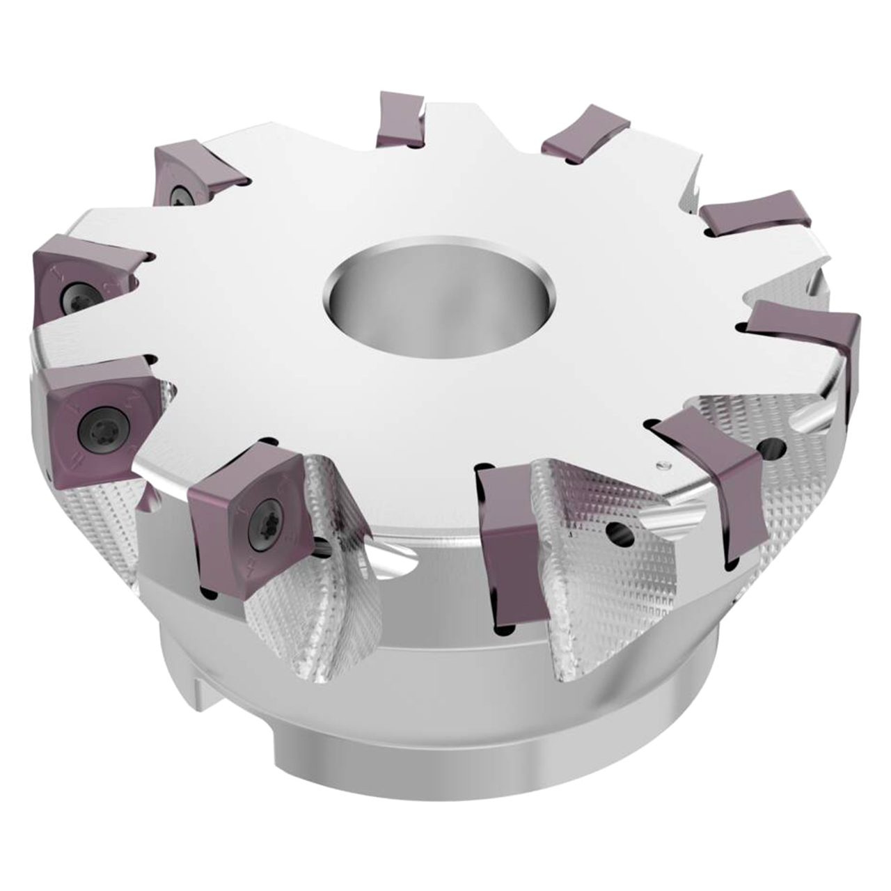 Seco Tools 10134823 | R220.88-05.00-16-10SAP 127.00mm Diameter x 13.00mm Depth of Cut x 63.00mm Functional Length -8 Degree Rake Radial Angle Indexable Chamfer & Angle Face Mill