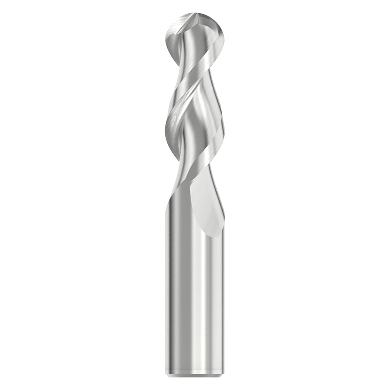 Seco Tools 17003645 | AB245.750D2B.0Z2 0.750" Diameter x 0.750" Shank x 0.375" Corner Radius x 4.000" OAL 2 Flute Uncoated Carbide Ball End Mill