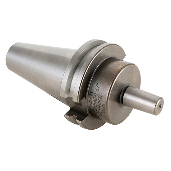 Techniks 22529 | CAT50 Taper x 1.124" Diameter x 1.656" Length x 1.570" Projection Length Jacobs Taper Tool Holder