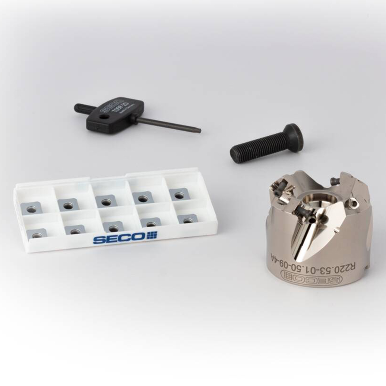 Seco Tools 02628712 | QUATTRO-09-1.50PKIT Face Mill Insert Kit
