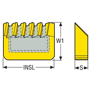 Seco Tools 02732665 | C-1010 Chipbreaker for Indexable