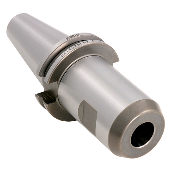 Techniks CAT40SLN3/8 | CAT40 Taper x 0.375" Size x 1.750" Diameter x 3" Projection Length x 5.650" OAL End Mill Holder
