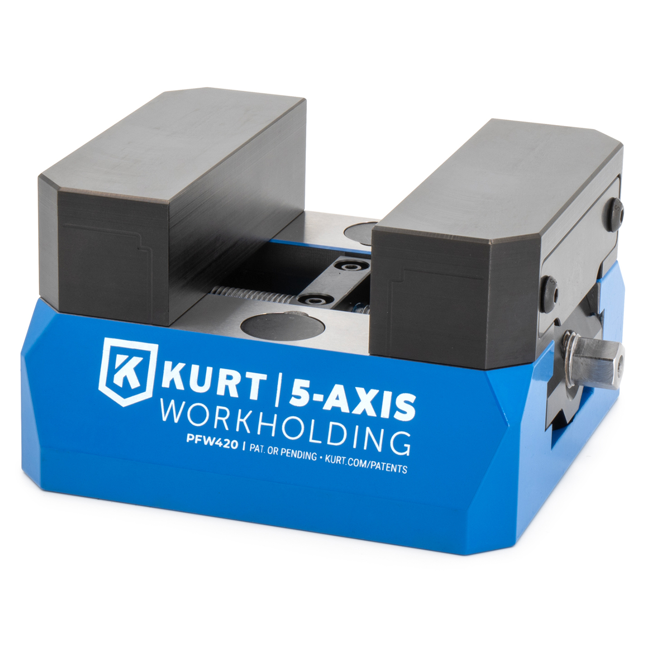 Kurt PFW420C | 96mm Spacing 5-Axis Vise with Carvable