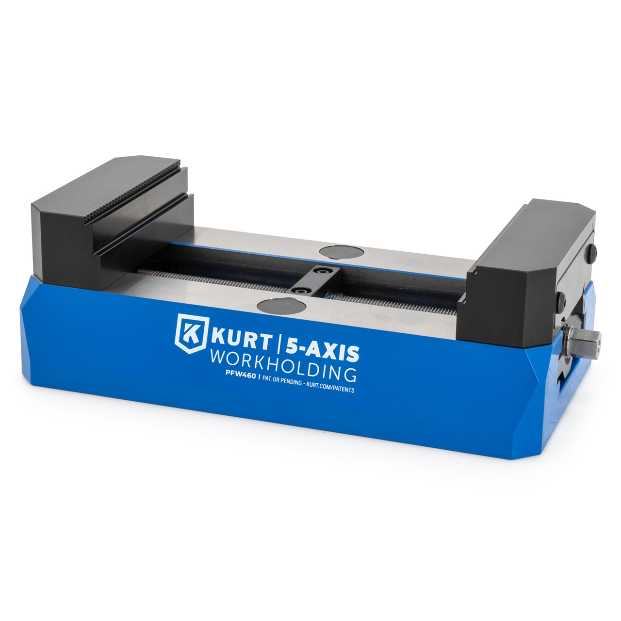 Kurt PFW460S | 96mm Spacing 5-Axis Vise with Serrated
