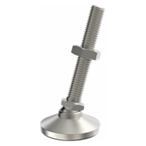 Carr Lane CL-8-SLF-4-S | 1/2"-13 Thread x 1-7/8" Diameter Stud Leveling Feet
