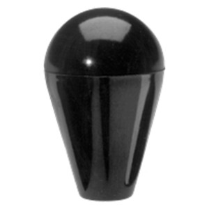 Carr Lane CL-23-PTK-PACKOF2 | #10-32 Thread x 3/4" Diameter Oval Tapered Knob - Tapped (Phenolic)