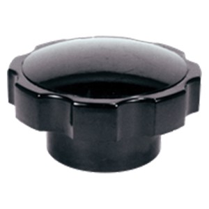 Carr Lane CL-23-PFK-PACKOF2 | #10-32 Thread x 1-3/8" Diameter Fluted Knob - Tapped (Phenolic)
