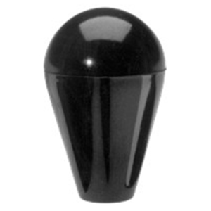 Carr Lane CLM-26-PTK-PACKOF2 | 1.00mm Thread x 19.00mm Diameter Oval Tapered Knob - Tapped (Phenolic)