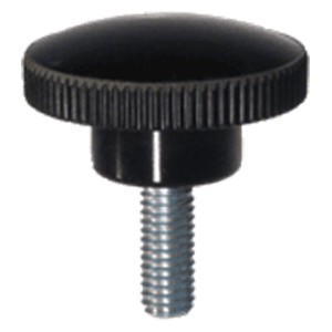 Carr Lane CL-324-KTK-8-PACKOF2 | #10-32 Thread x 3/4" Diameter Knurled Knob - Stud Type (Phenolic)