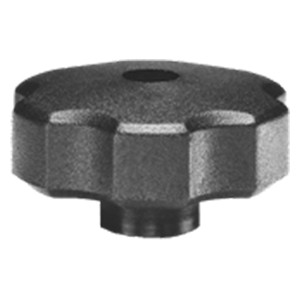 Carr Lane CL-341-PFK-PACKOF2 | 1/4"-20 Thread x 1-1/2" Diameter Fluted Knob (Thermoplastic)