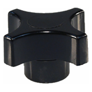 Carr Lane CL-10-PPK-2-PACKOF2 | 1/4"-20 Thread x 13/16" Diameter Four-Prong Knob - Tapped (Phenolic)