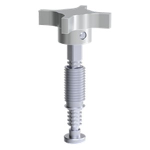 Carr Lane CL-25-BLKA-ZC | 7/8"-9 Thread x 0.500" Diameter Bar-Lok Quick-Acting Screw Clamp