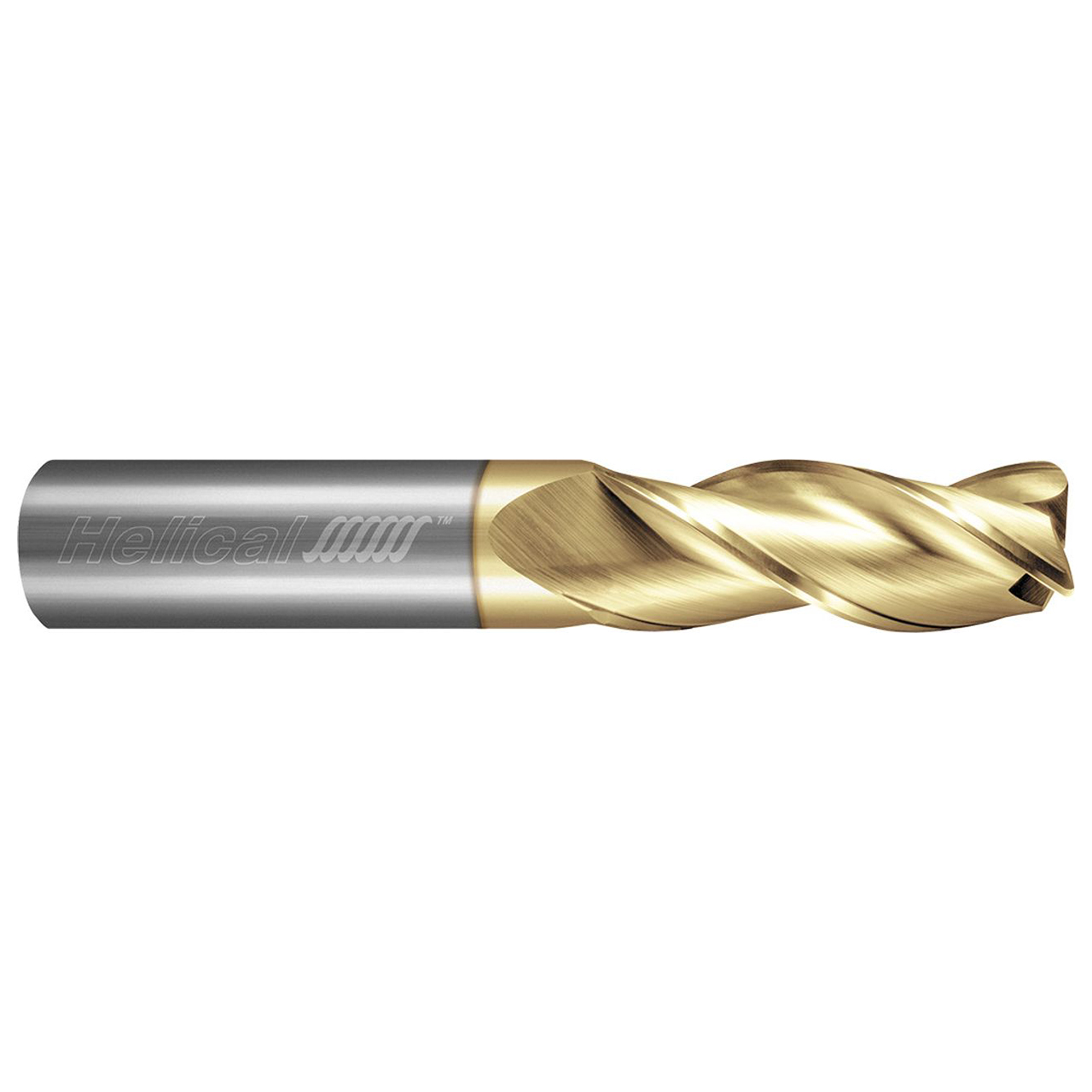 Helical Solutions 89590 | 4.00mm Diameter x 6.00mm Shank x 63.00mm OAL x 6.00mm LOC 3 Flute ZPLUS Coated Corner Radius End Mill
