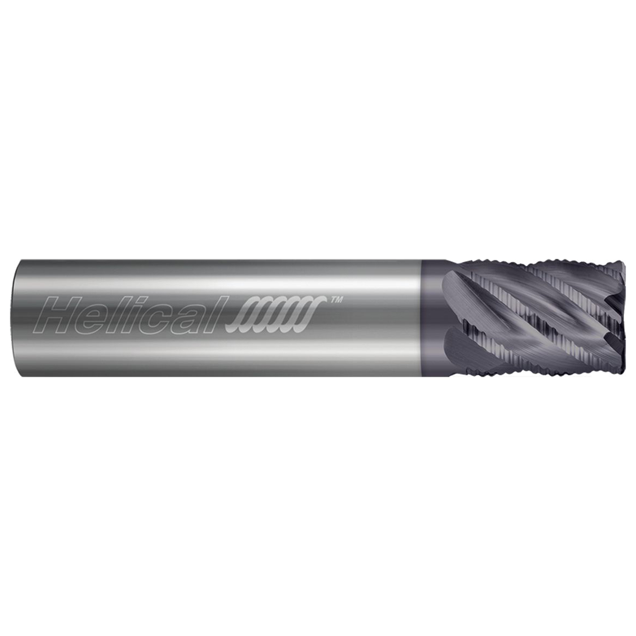 Helical Solutions 89053 | 0.625" Diameter x 0.625" Shank x 4.000" OAL x 2.000" LOC 6 Flute APLUS Coated Corner Radius End Mill