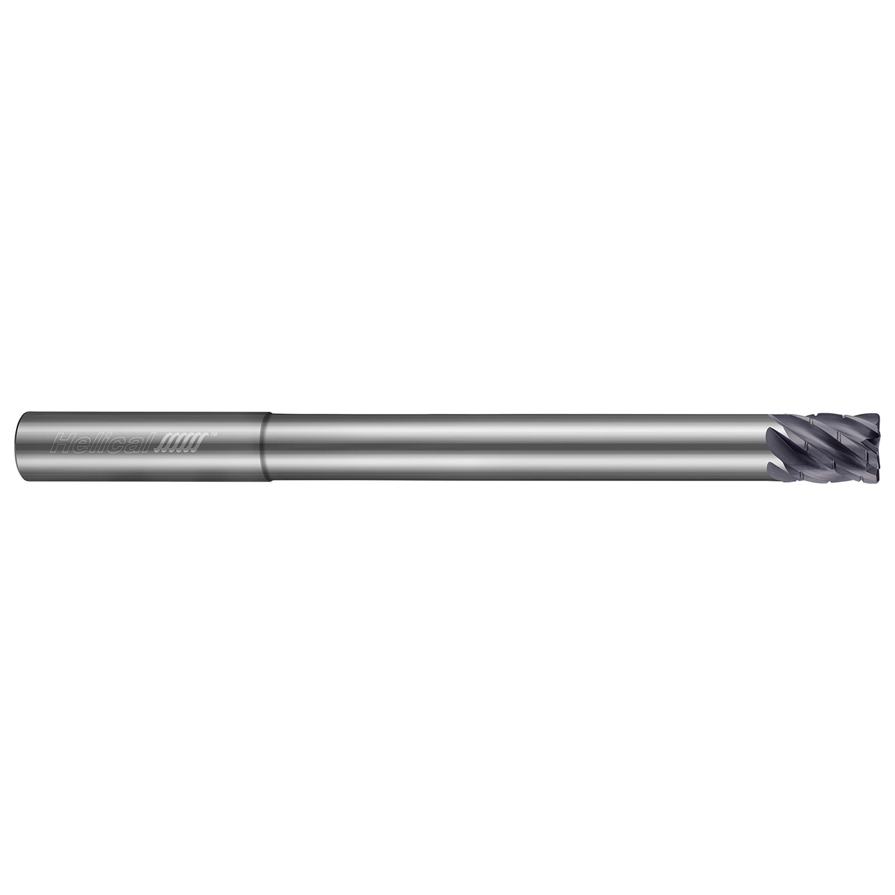 Helical Solutions 89292 | 0.500" Diameter x 0.500" Shank x 4.000" OAL x 0.625" LOC 6 Flute APLUS Coated Corner Radius End Mill