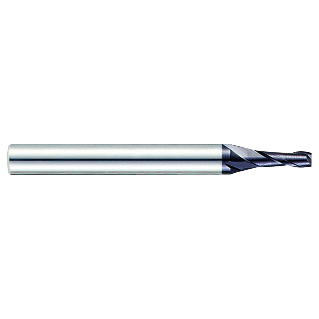 YG1 93504 | 4/77" Diameter x 1/8" Shank x 8/51" LOC x 1-1/2" OAL x 30 Degree Helix Angle 2 Flute AlTiN Coated Carbide Miniature End Mill