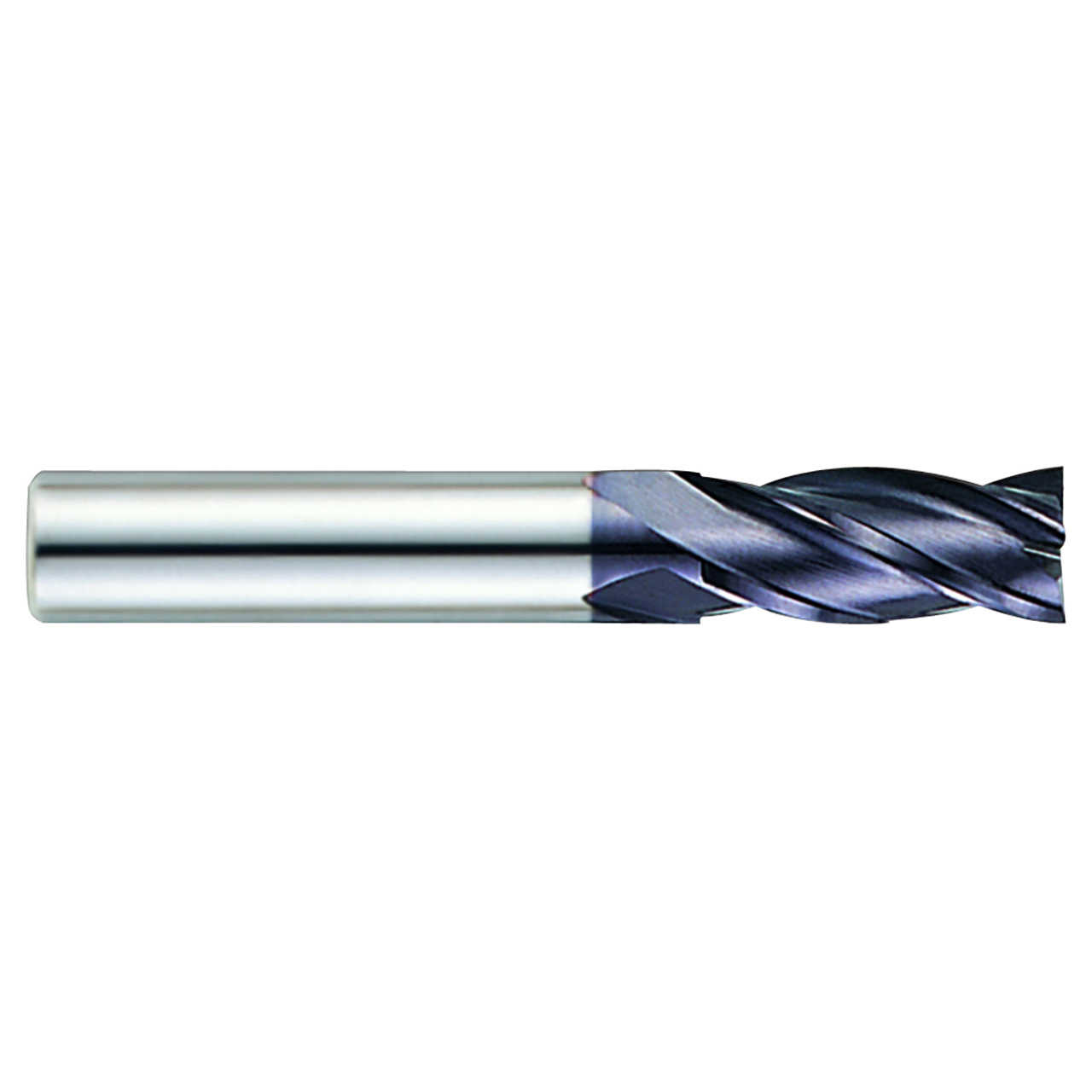 YG1 93594 | 7/16" Diameter x 7/16" Shank x 1" LOC x 2-3/4" OAL x 30 Degree Helix Angle 4 Flute AlTiN Coated Carbide Square End Mill