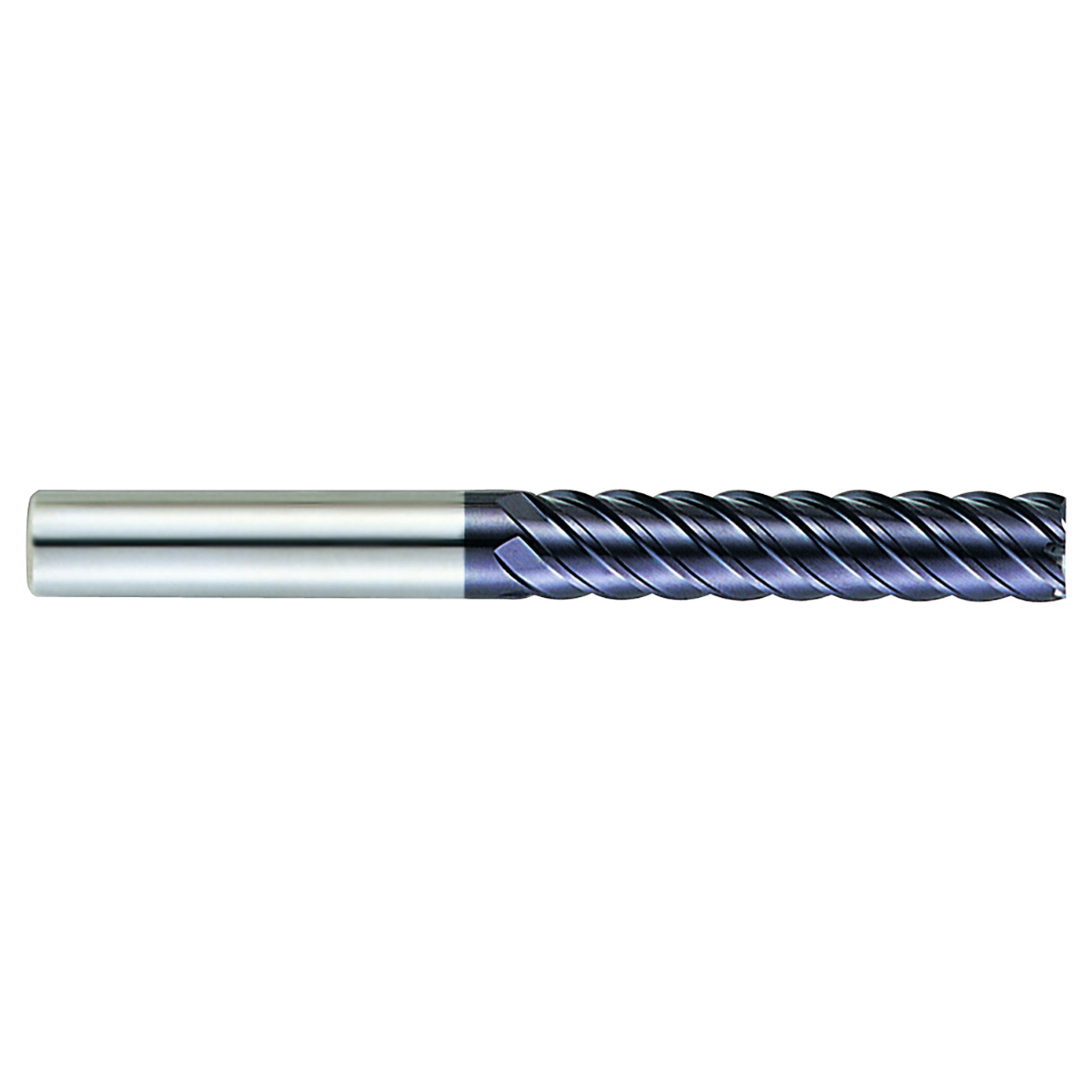 YG1 99670 | 5/8" Diameter x 5/8" Shank x 2-5/8" LOC x 5-1/8" OAL x 45 Degree Helix Angle 6 Flute AlTiN Coated Carbide Square End Mill
