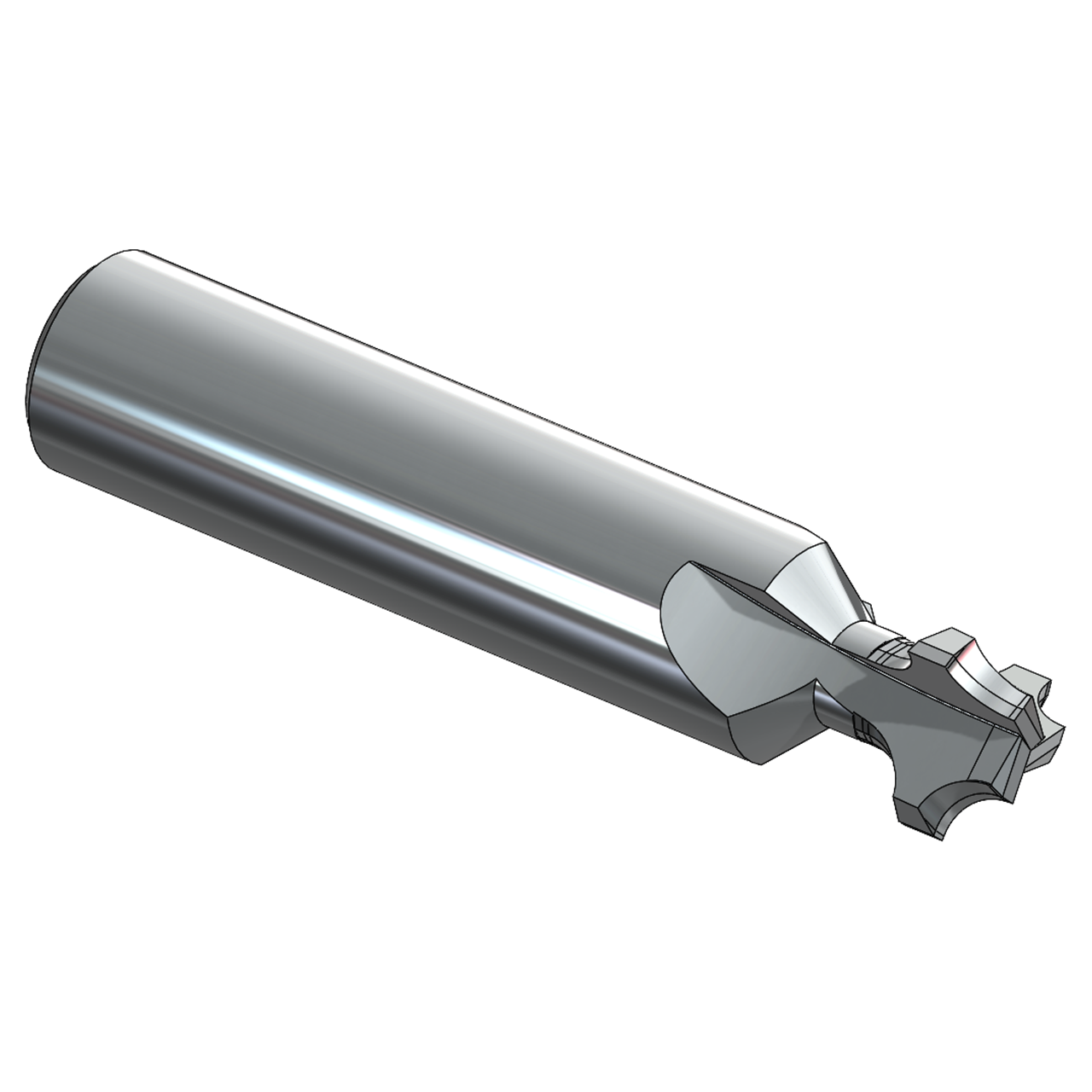 AB Tools CRD-062A | 0.062" Radius AlTiN Coated Top and Bottom Corner Rounding End Mill