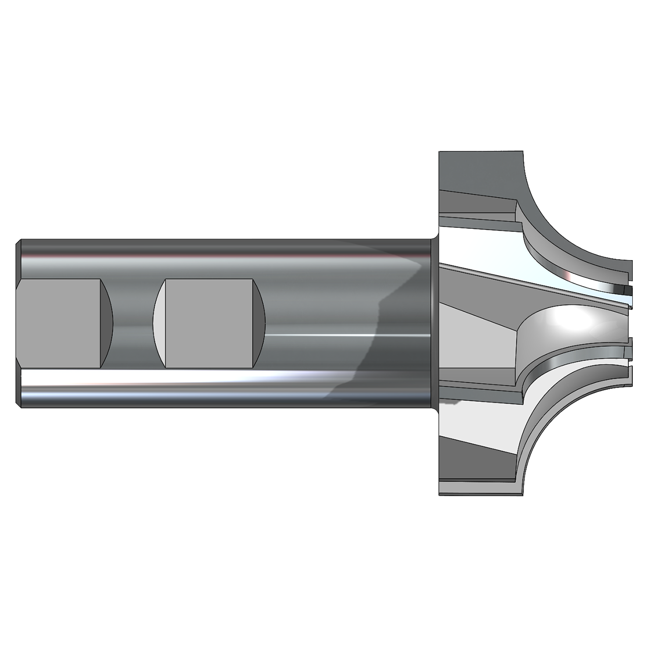 AB Tools CCR-687 | 0.687" Radius Corner Rounding End Mill
