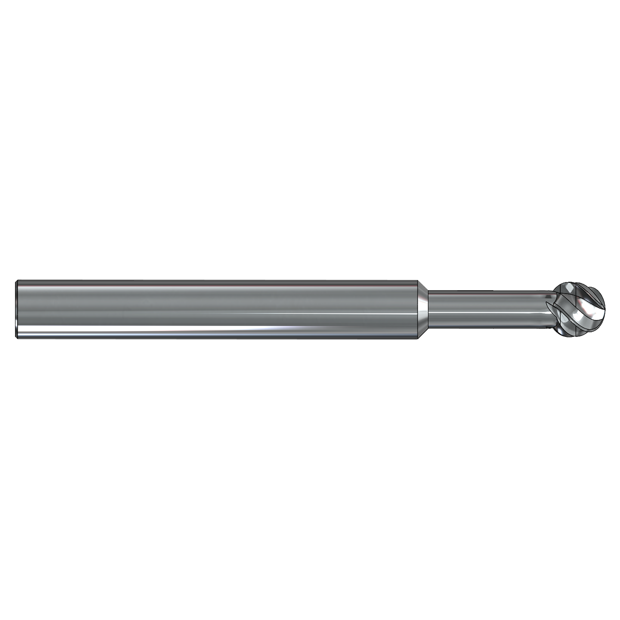 AB Tools BE500-280 | 0.500" Diameter x 0.442" LOC x 280 Degree Lollipop Undercutting End Mill