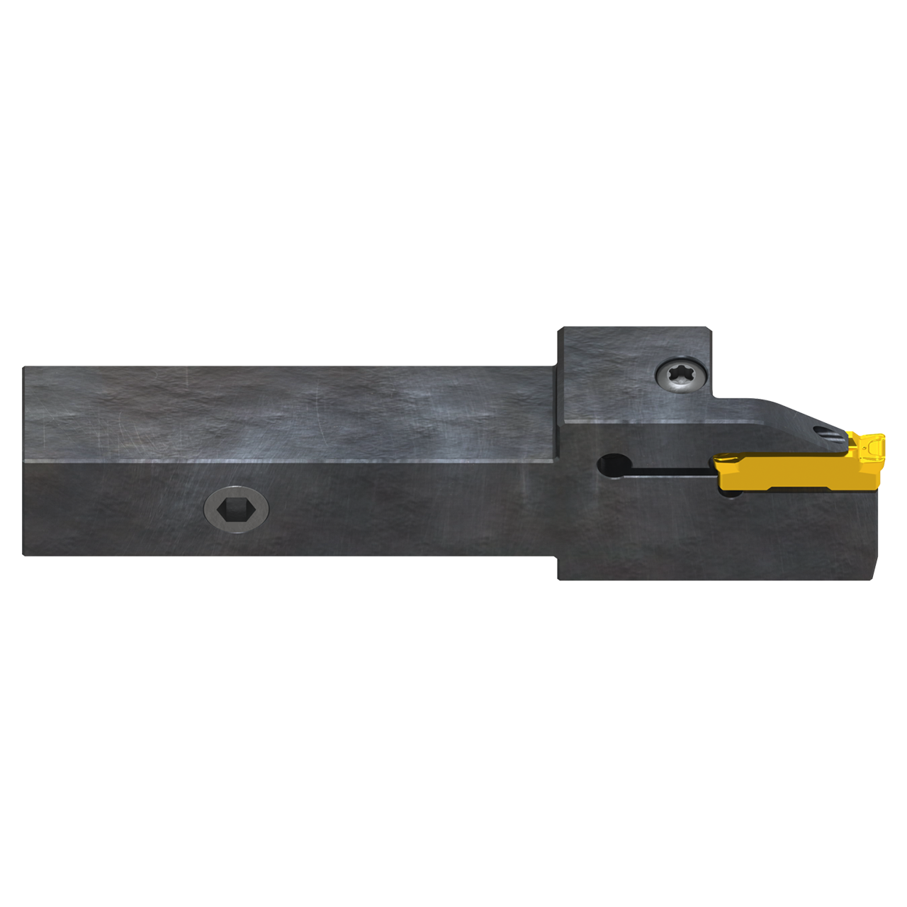 Pramet GL6-A2020KFL-24-80 | 0.945" Cutting Depth Maximum x 125.00mm Functional Length x 20.00mm Shank Height x 6.00mm Cutting Width Grooving and Parting-Off Tool