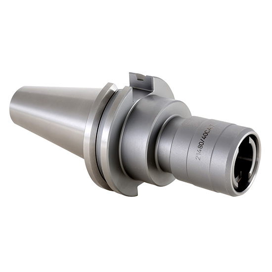 Techniks 21880/40CAT | CAT40 Taper x 1/2" - 1-3/8" Range x 1.750" Diameter x 4.800" Projection Length Steel Rigid Tap Holder