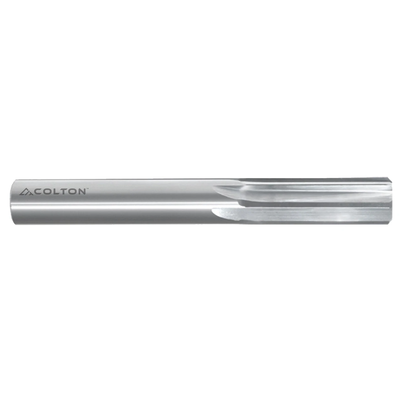Colton Industrial Tools 74761 | 0.496" Diameter x 0.496" Shank x 1-1/2" LOC x 4" OAL 6 Flute Right Hand Straight Flute Carbide Reamer