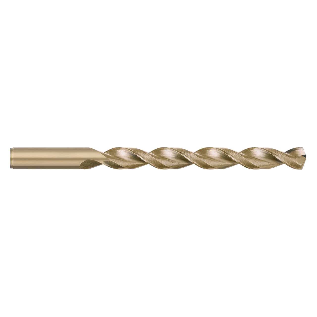 Titan USA CD81503 | 0.109" Diameter x 0.109" Shank x 2.625" OAL 2 Flute Gold Oxide Coated Cobalt Jobber Length Drill Bit