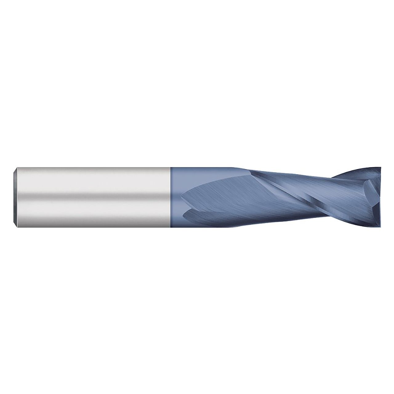 Titan USA TC10133 | 0.016" Diameter x 1/8" Shank x 0.045" LOC x 1.500" OAL 2 Flute AlTiN Coated Carbide Square End Mill
