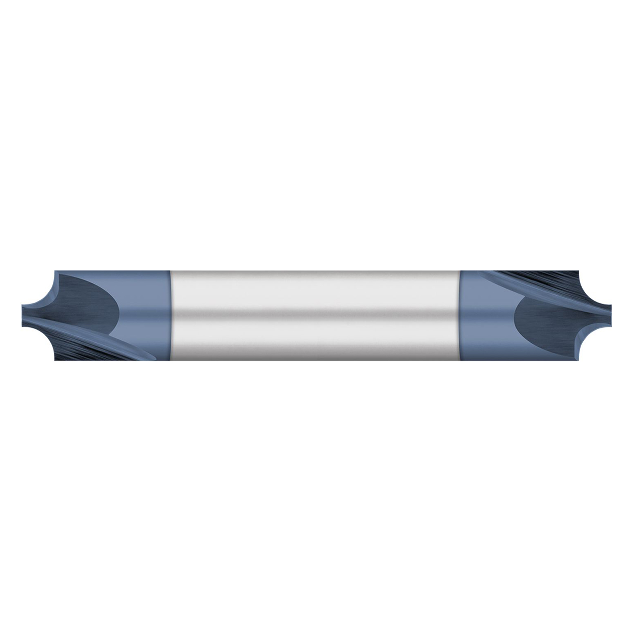 Titan USA TC46500 | 0.046" Diameter x 1/8" Shank x 1.500" OAL 2 Flute Uncoated Carbide Double End Corner Rounding End Mill